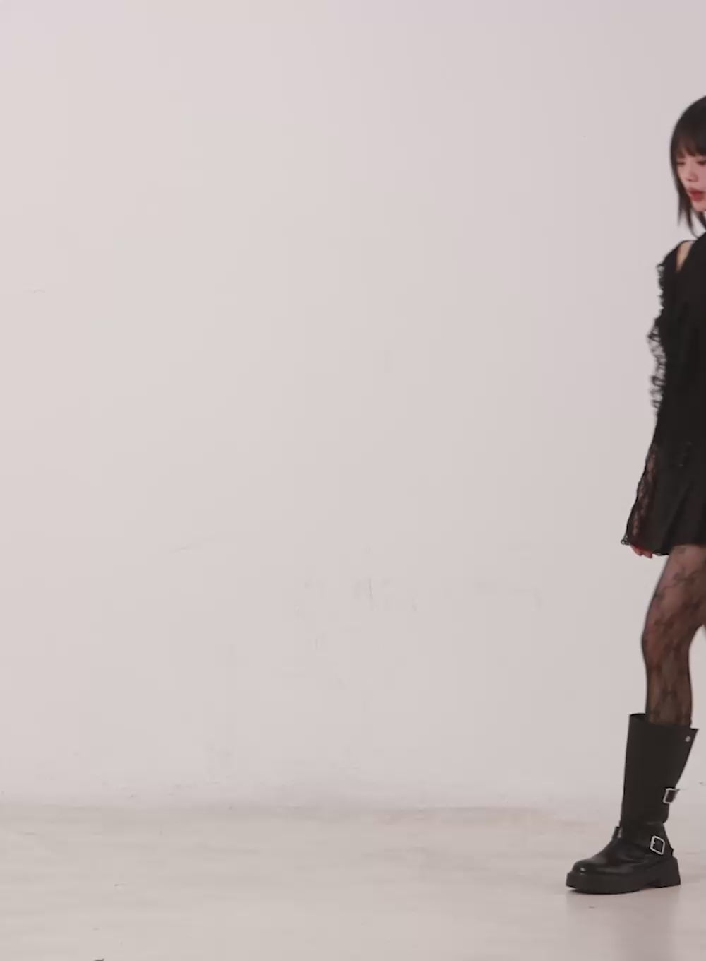 Sheer Lace Strap Cardigan IY502