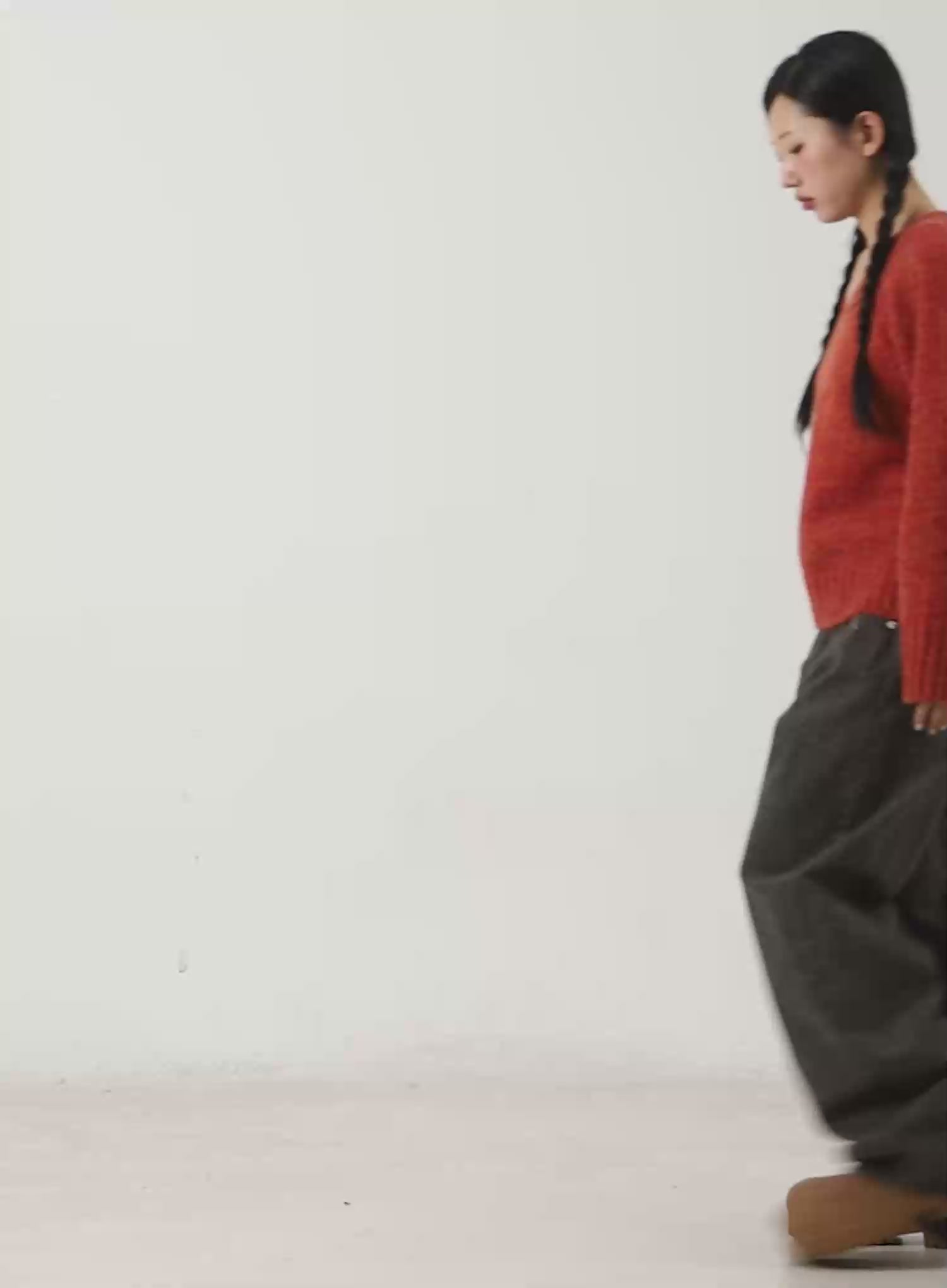 V-Neck Long Sleeve Sweater CN528