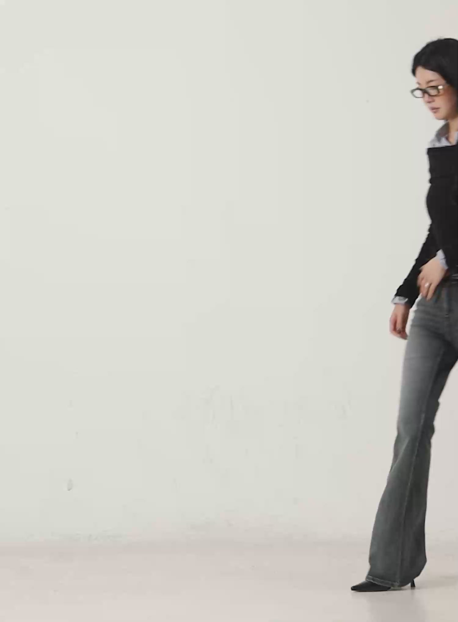 Judith Washed Bootcut Jeans CN517