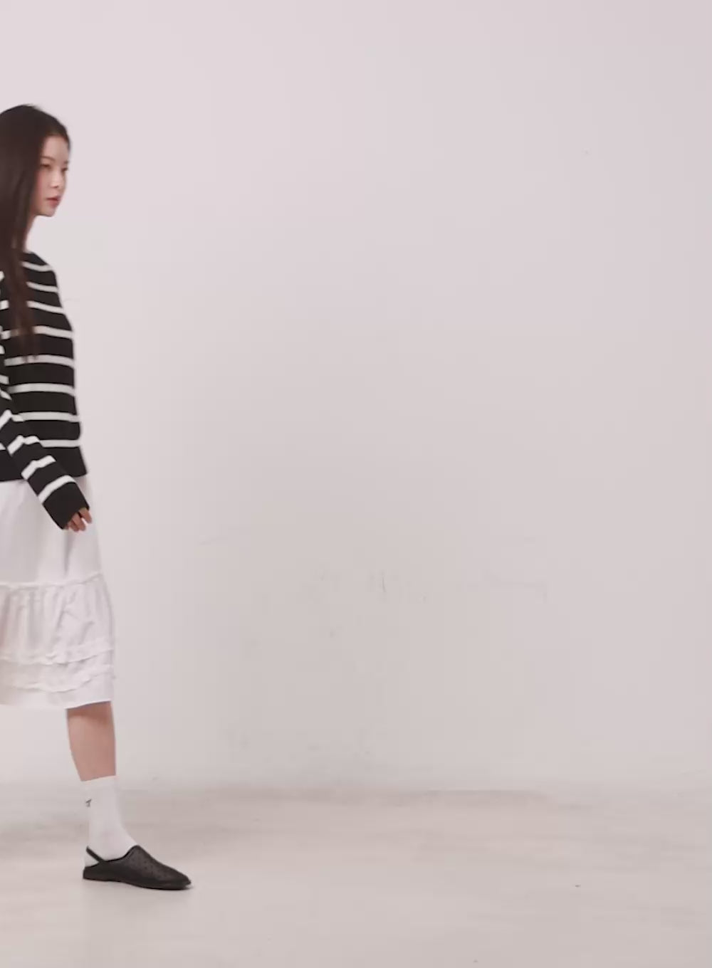 See-Through Polkadot Sandals IY509