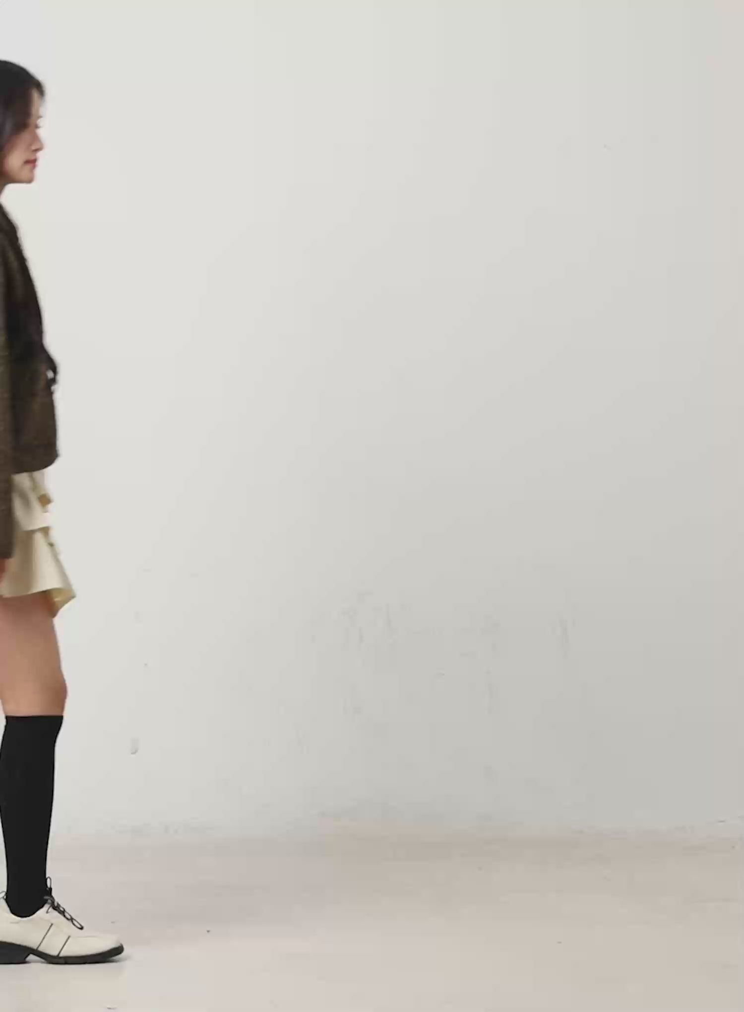 Ruffled Tiered Mini Skirt CN526