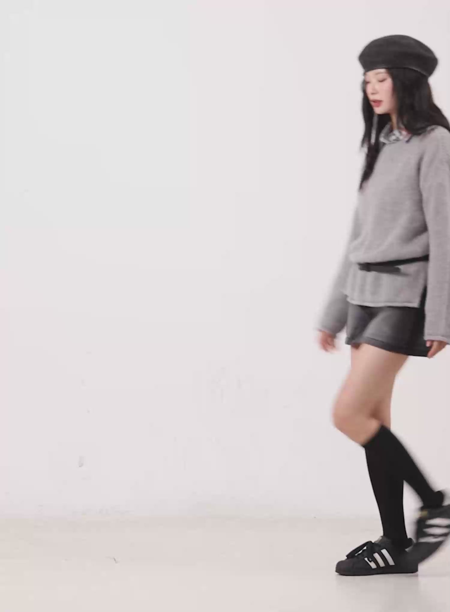 Washed Denim Mini Skirt CN504