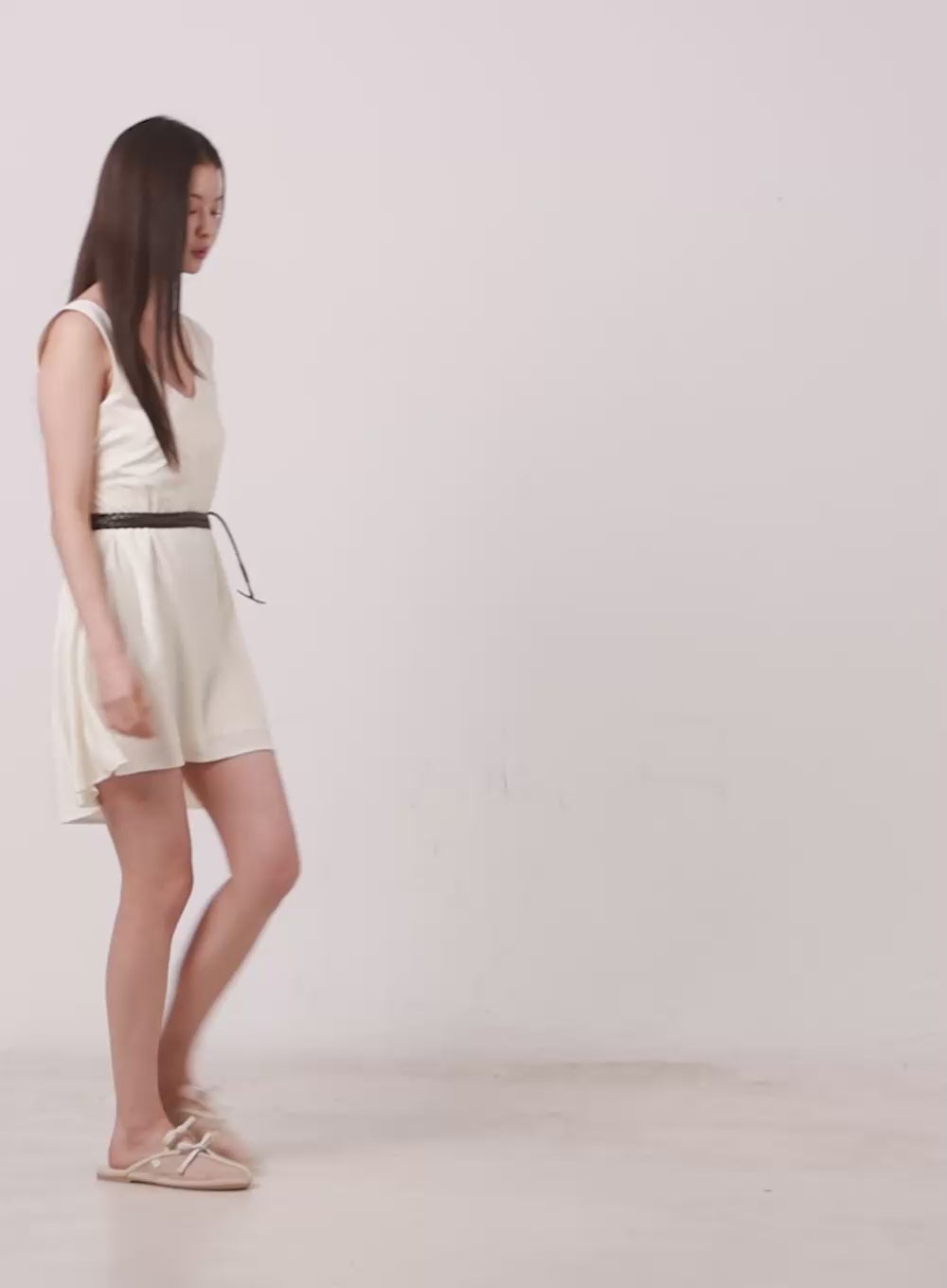 Sheer Ribbon Flats IY513