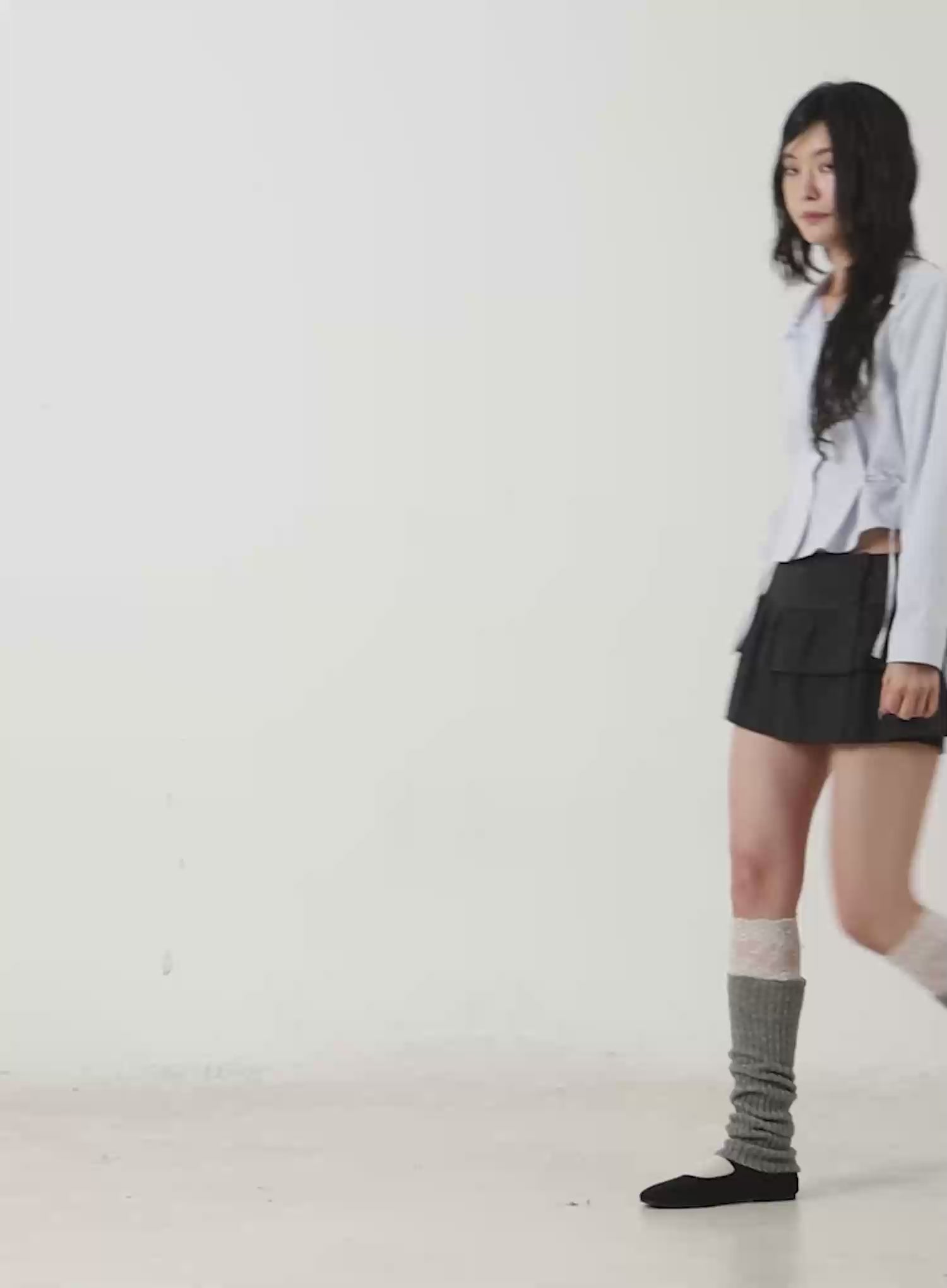 Tie Detail Long Sleeve Shirt CD502