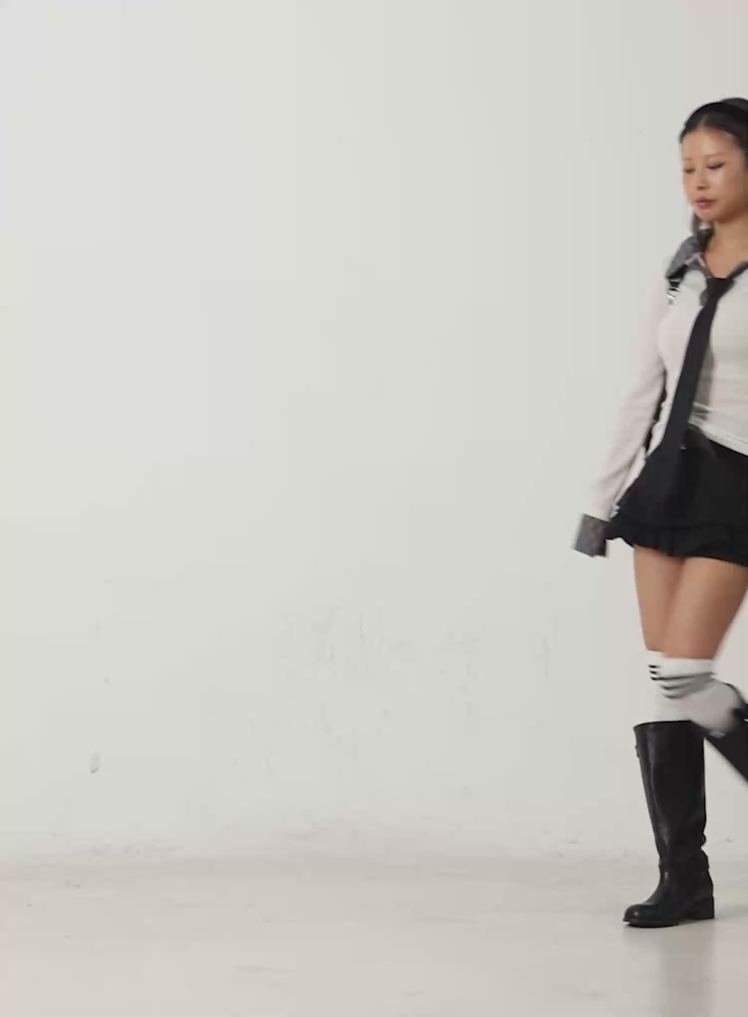 Layered Ruffled Mini Skort IN528