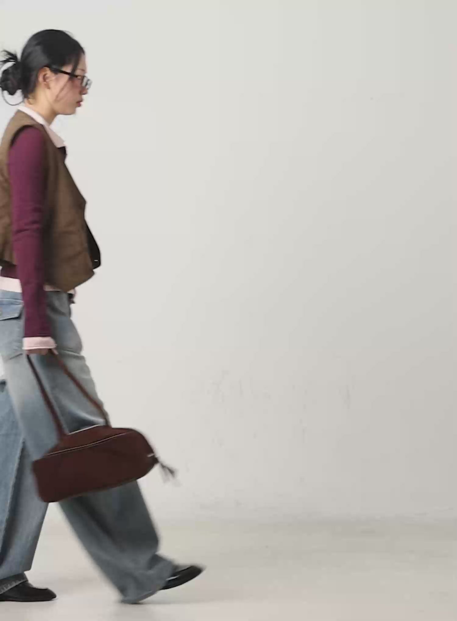 Macie Button Detail Wide-Leg Jeans CN514