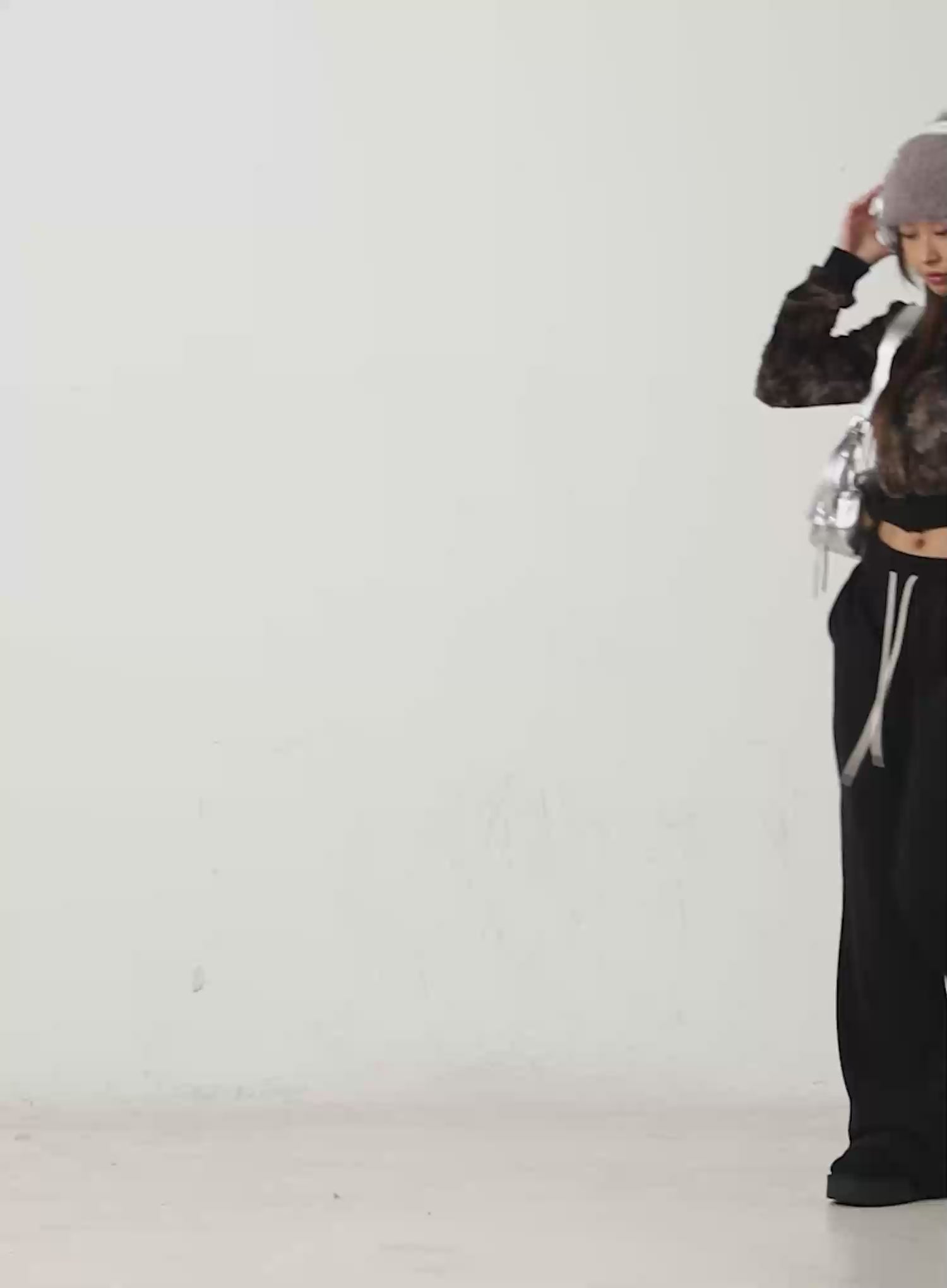 Multi-Color Faux Fur Zip-Up Jacket ID503