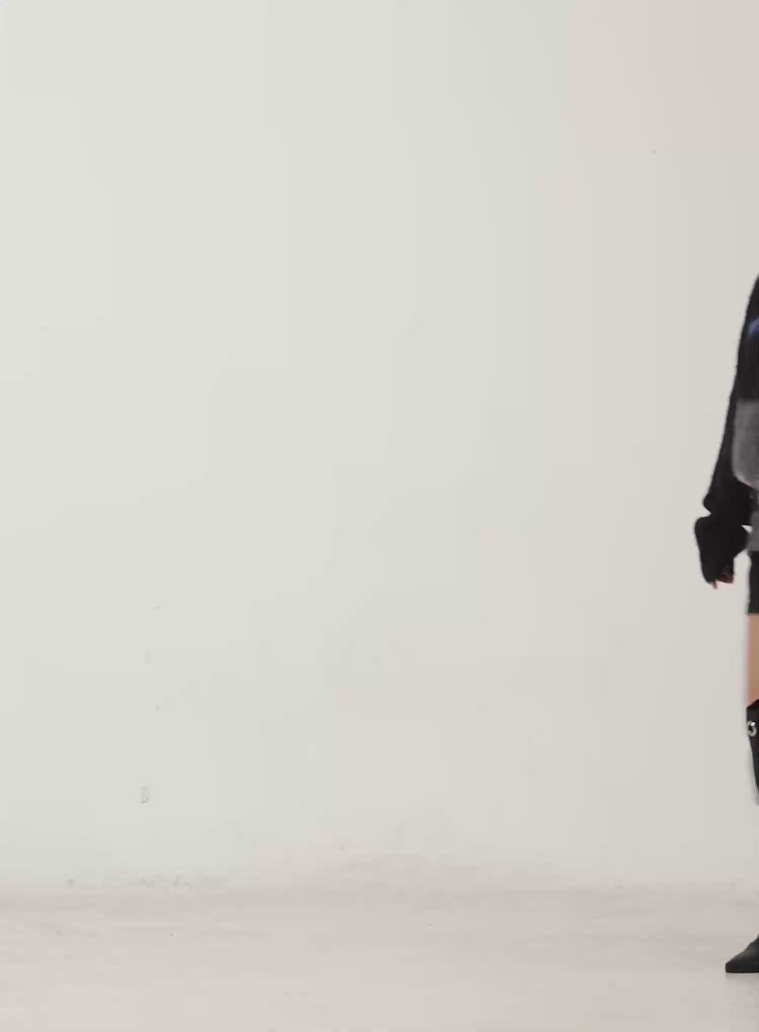 Distressed Cotton Mini Skirt CN527