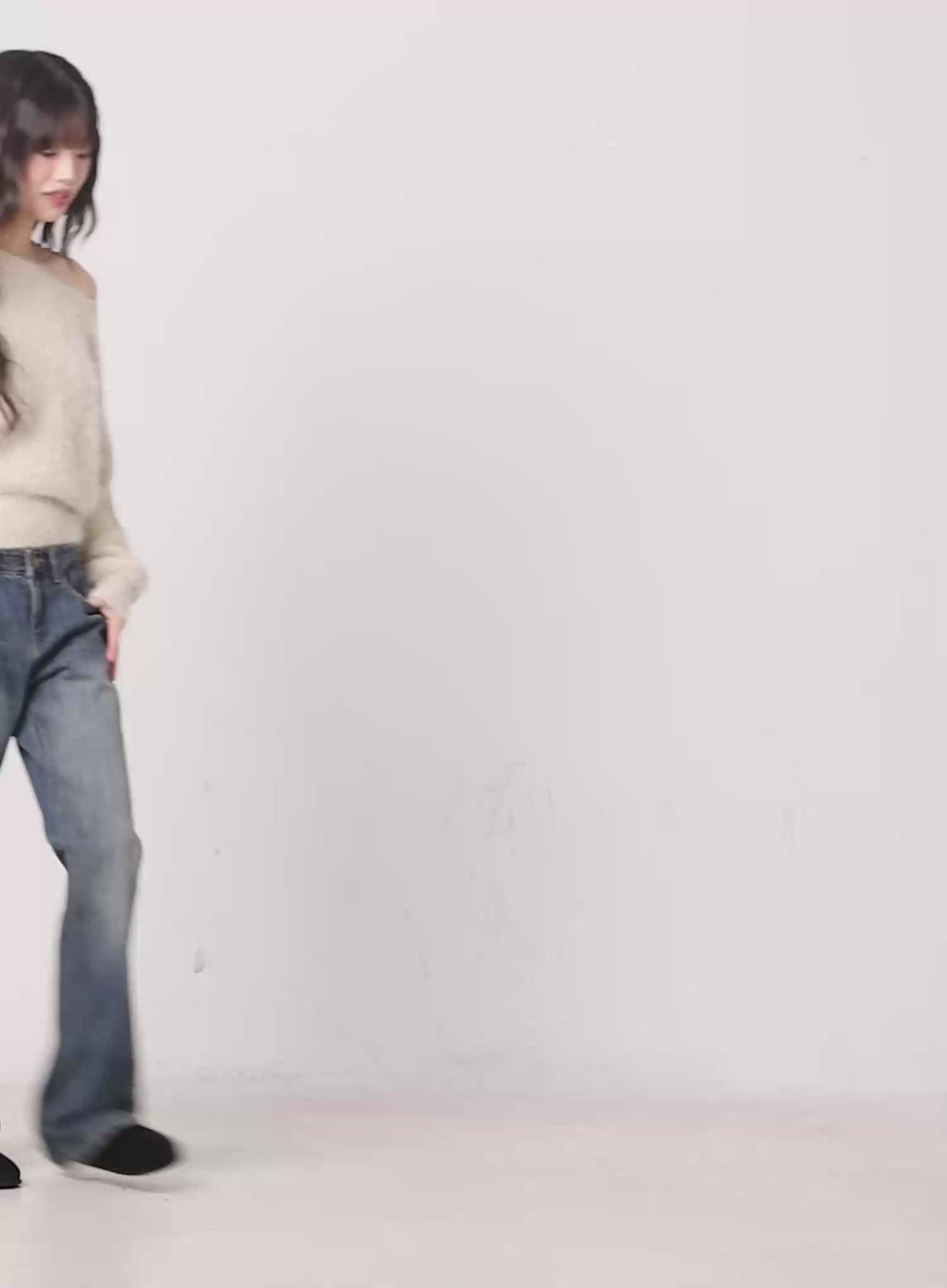 Cozy Two-Way Knit Sweater CN510