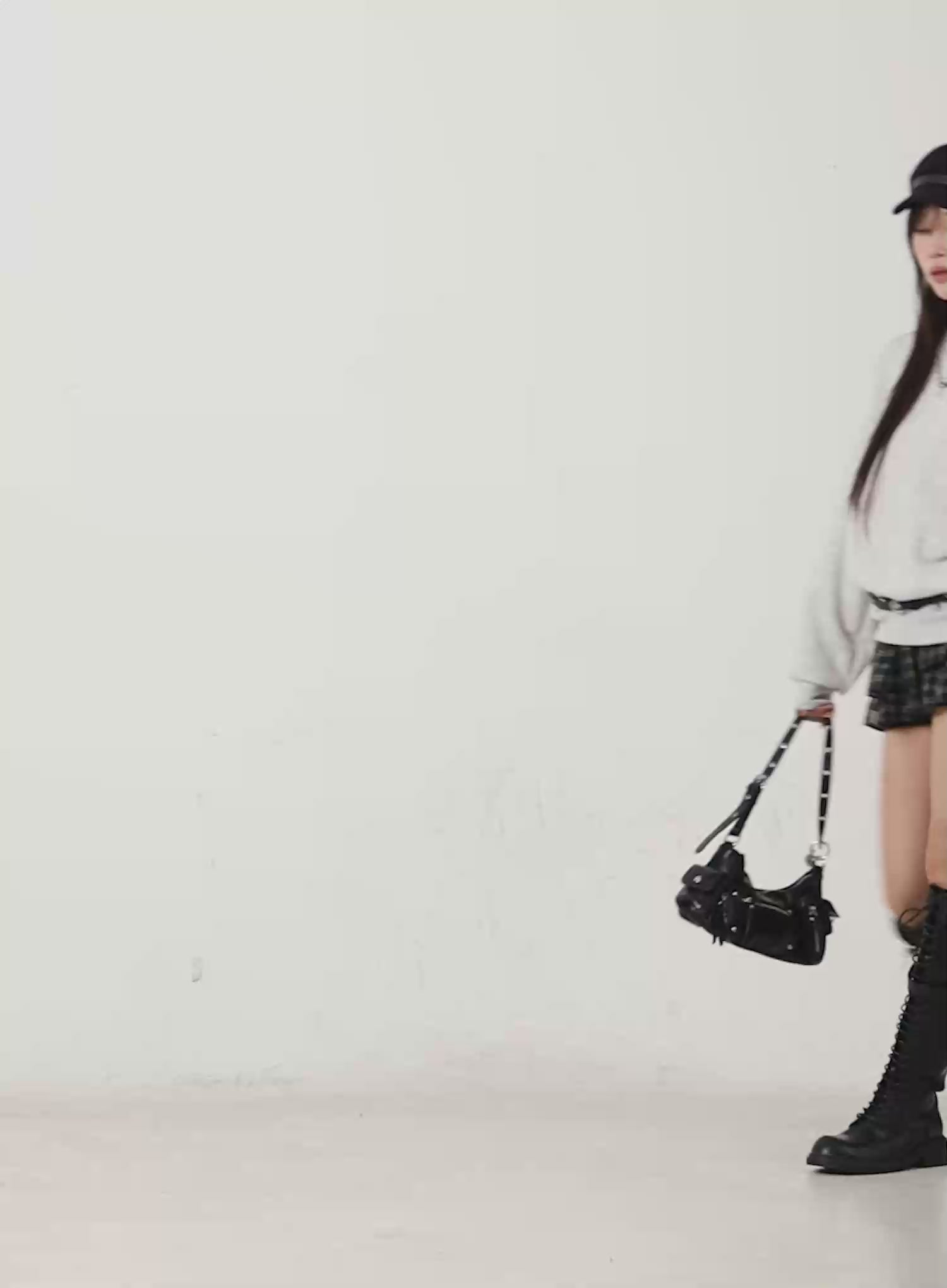 Plaid Layered Ruffle Mini Skirt CN524