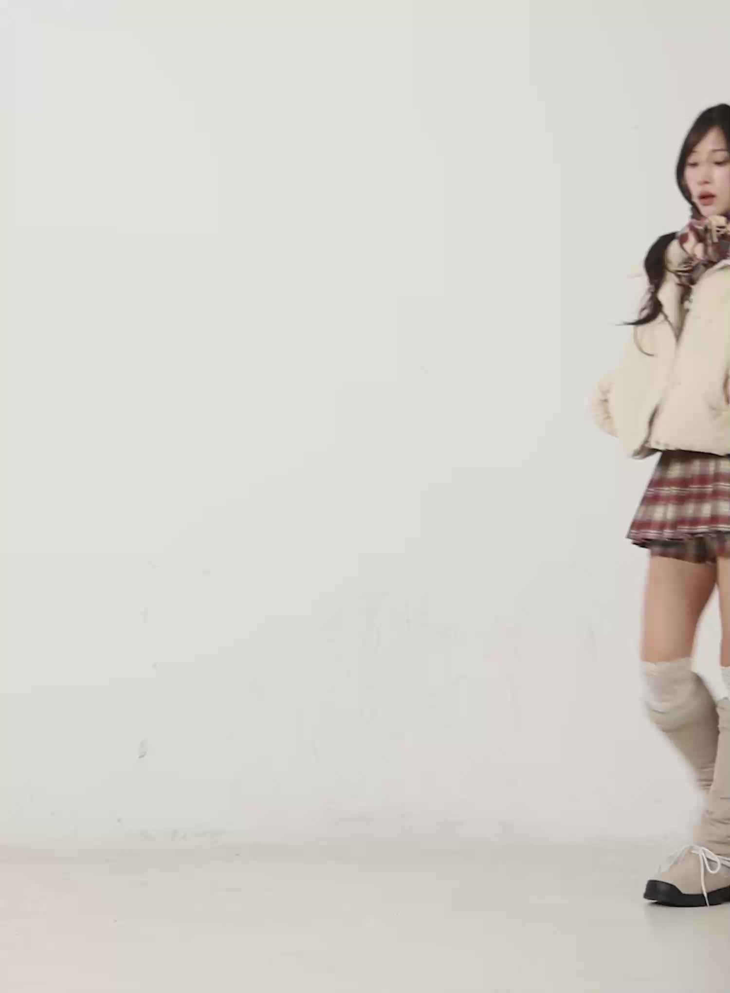 Plaid High-Waist Mini Skirt CN524