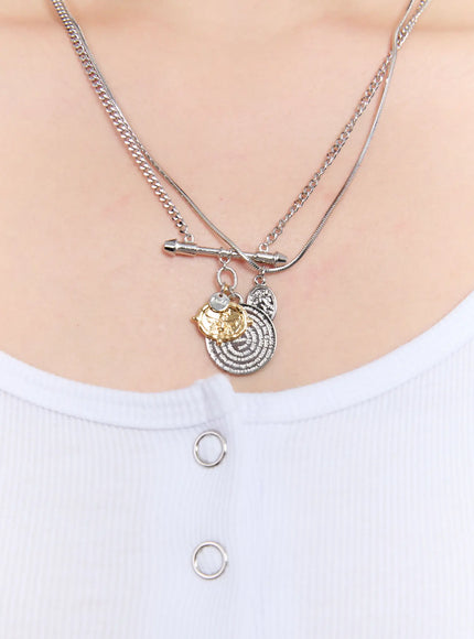 arkin-medal-necklace-iu527_ / Silver