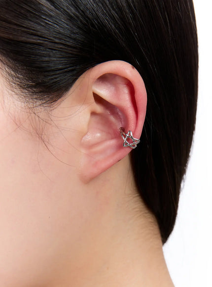sorian-star-earcuff-1pcs-iu527 / Silver