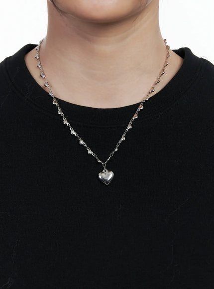 Heart Charm Necklace IN514