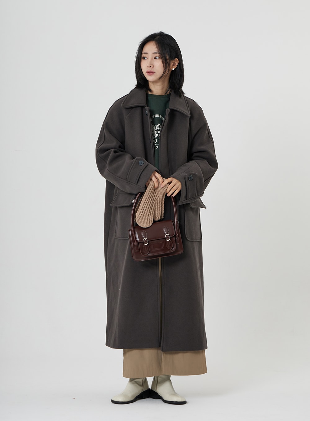 Button Long Coat ON23
