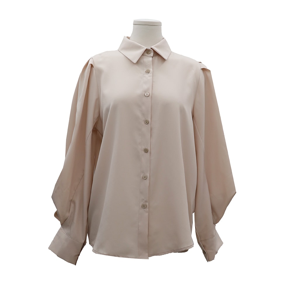 Puff Sleeve Pintuck Blouse OY19