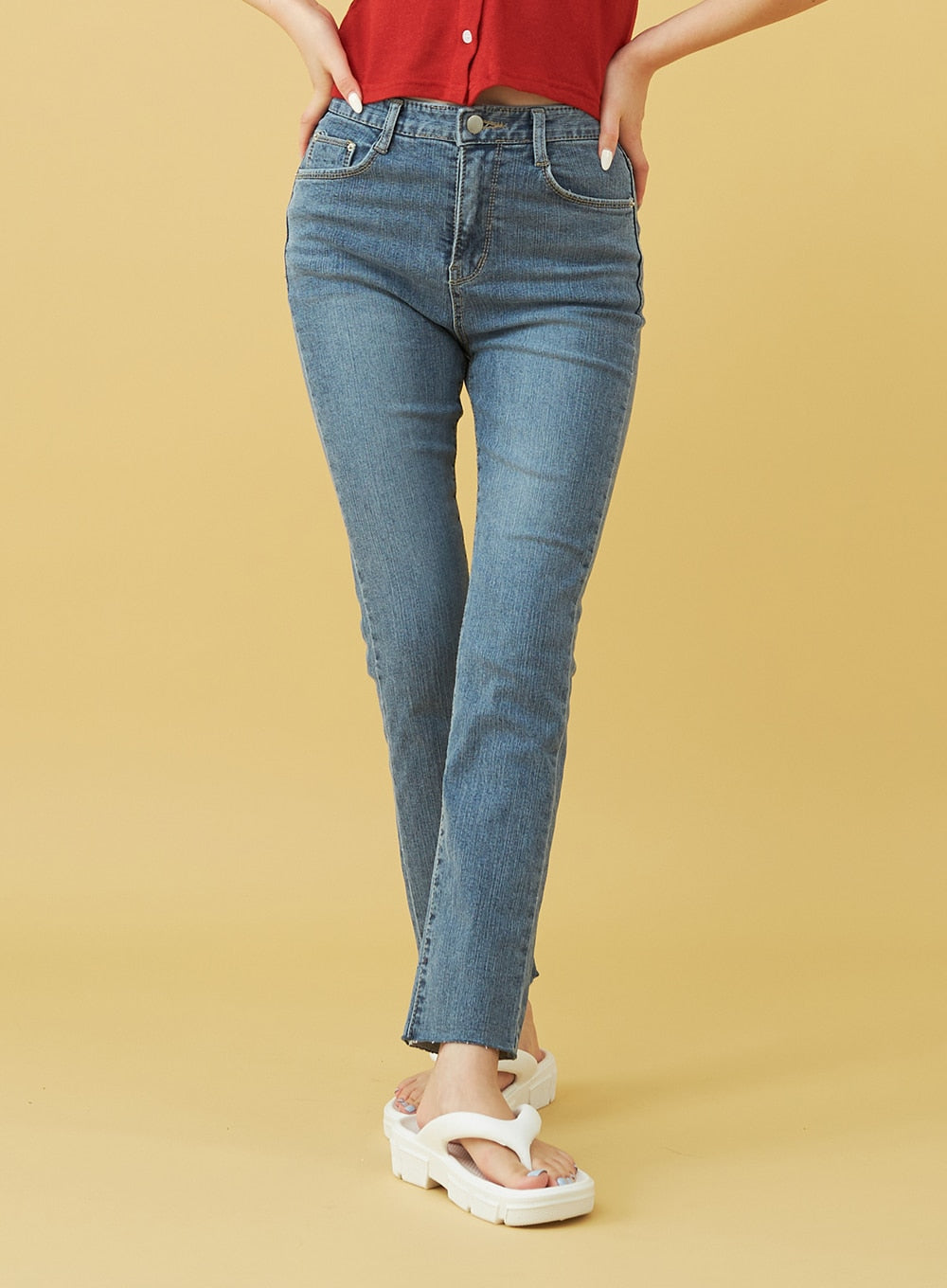 Vintage Style Skinny Jeans BU18