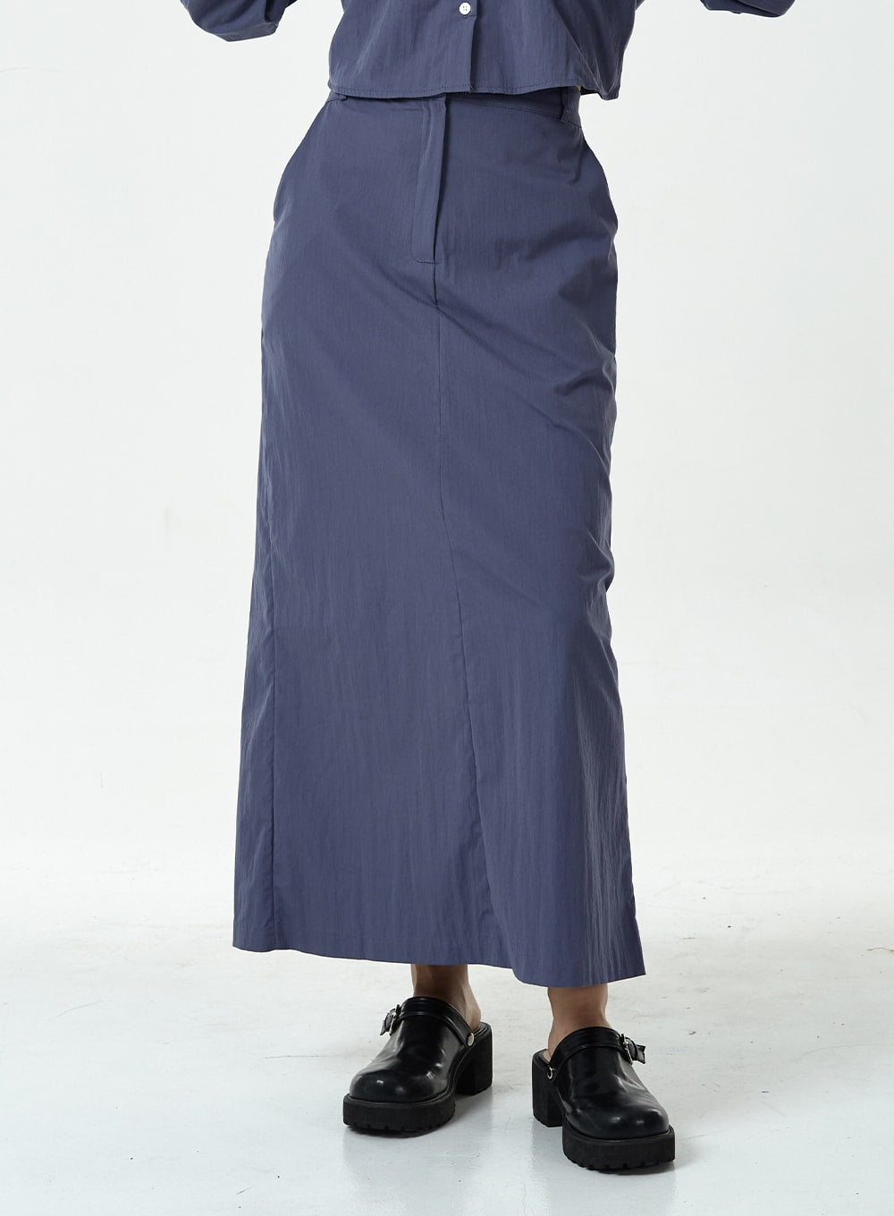 Michelle Nylon Long Skirt CG08