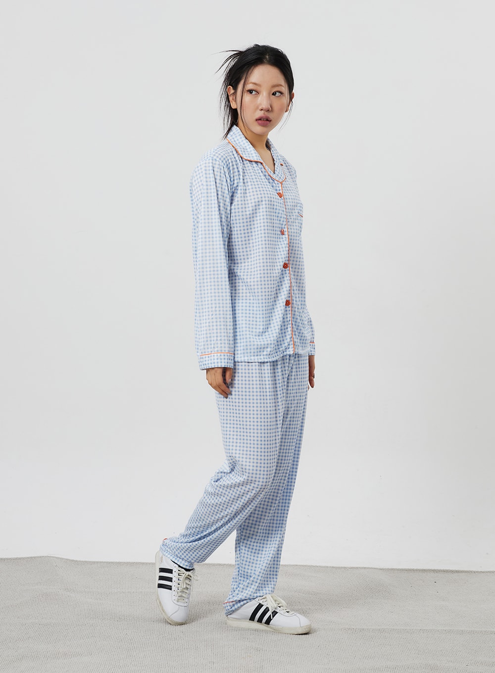 Check Pattern Pajama Set IF324