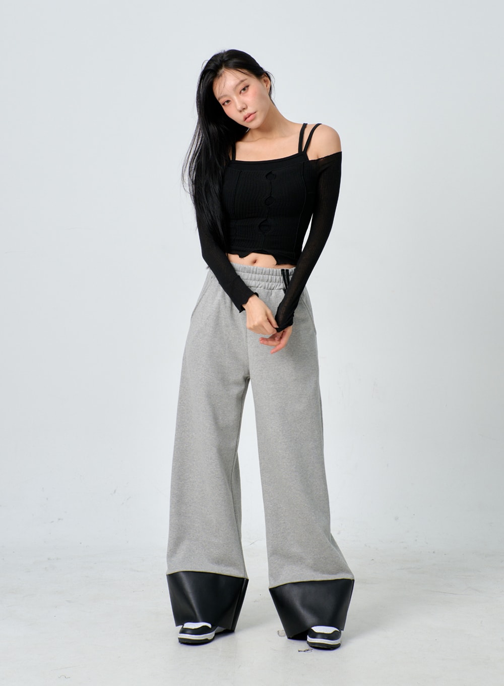 Layered Cropped Top Set IF301