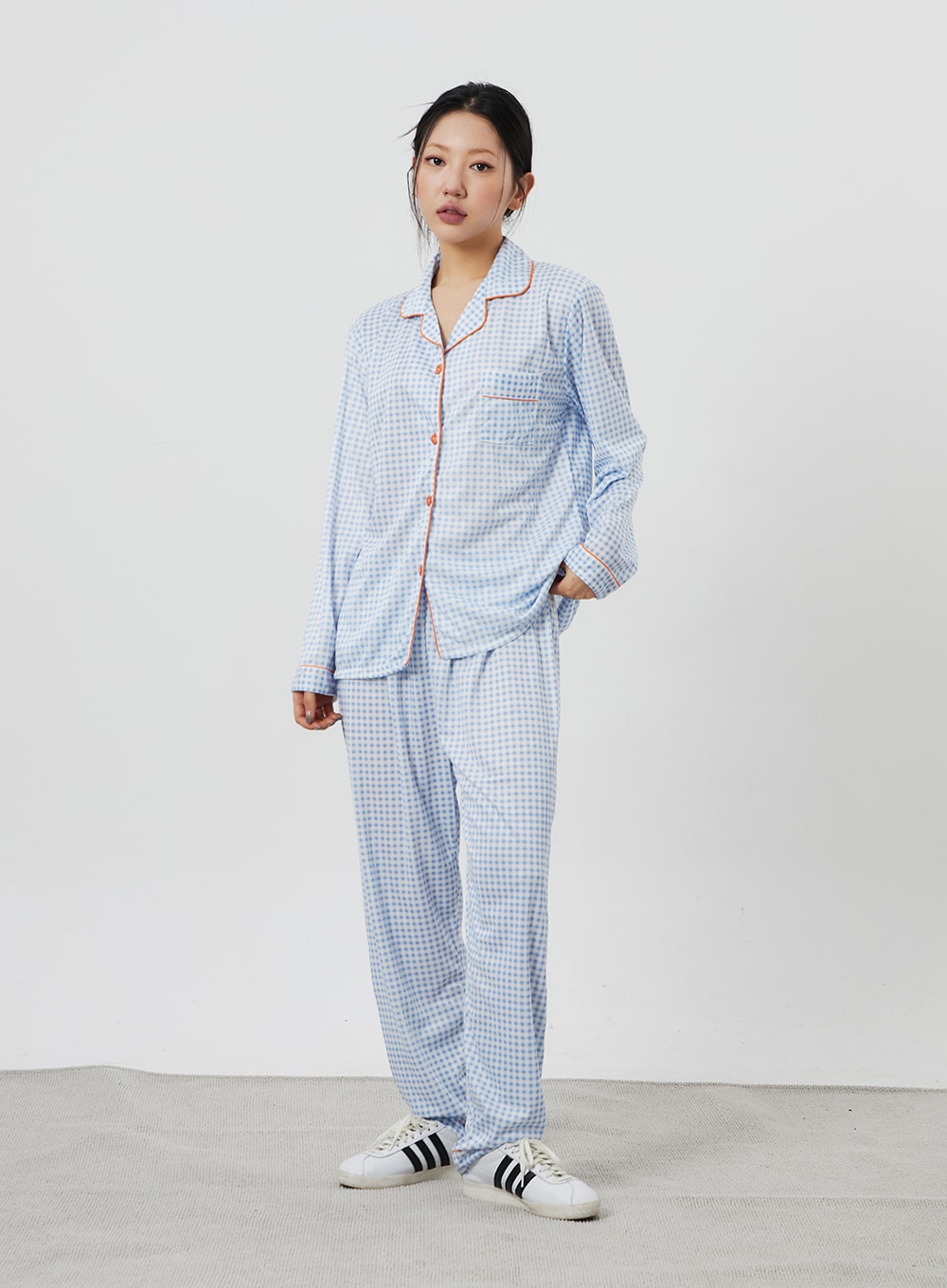 Check Pattern Pajama Set IF324