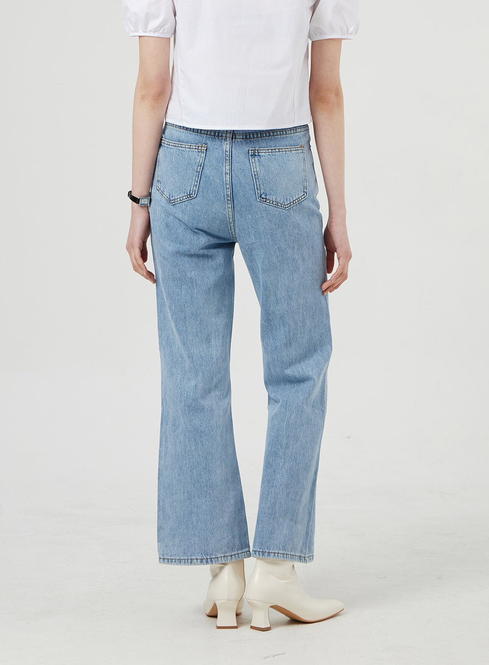 High Waist Bootcut Jeans OF328