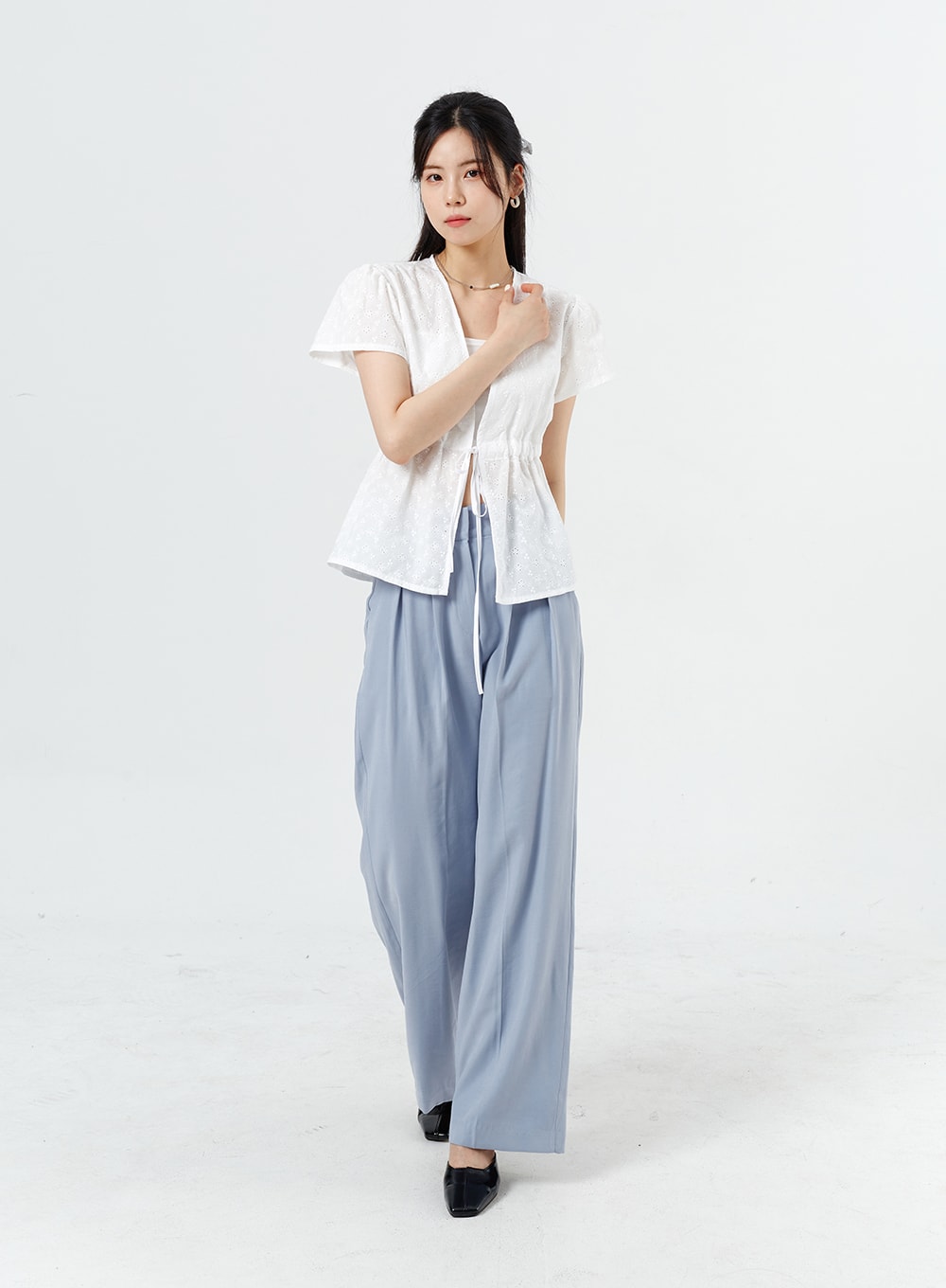 Wide Color Tailored Pants OM321