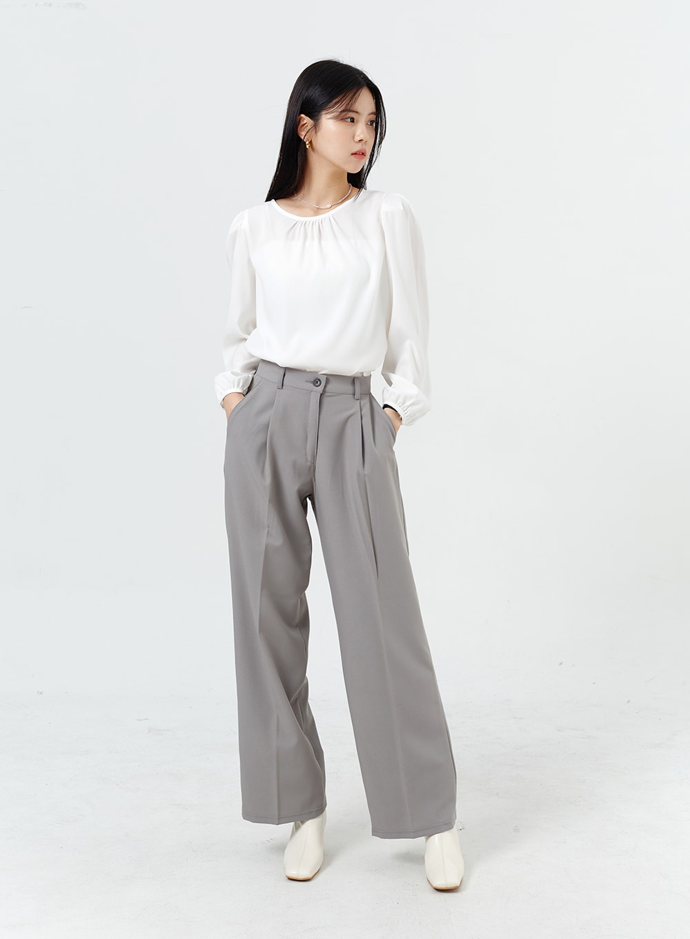 Wide Tailored Pants OM316