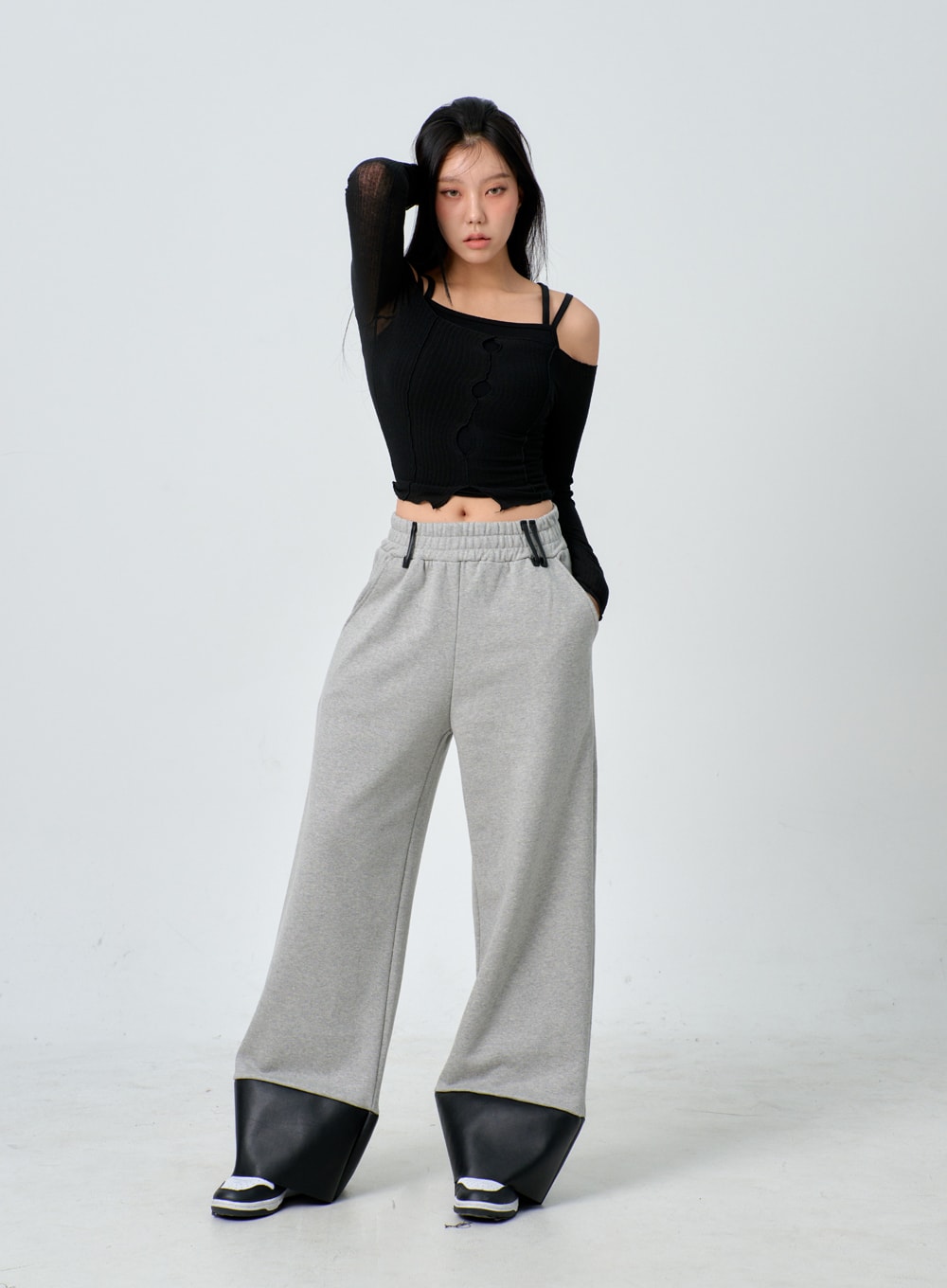 Layered Cropped Top Set IF301
