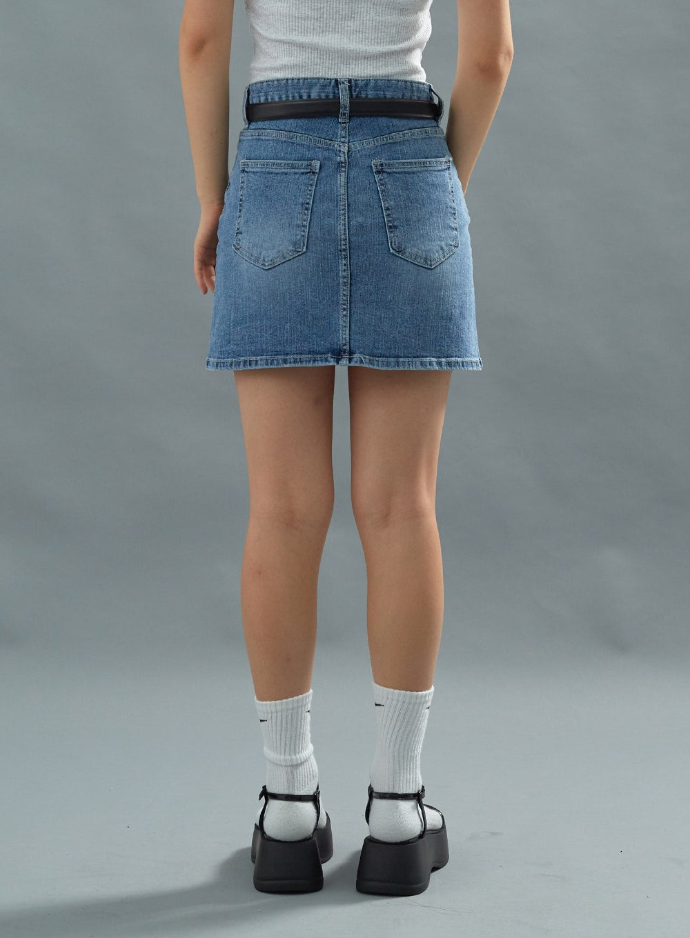 Basic Denim Miniskirt CU22