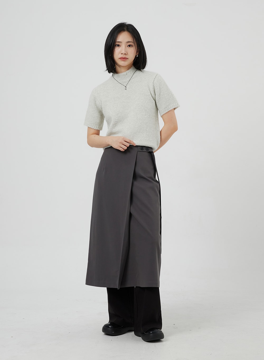 Bootcut Tailored Pants OF314