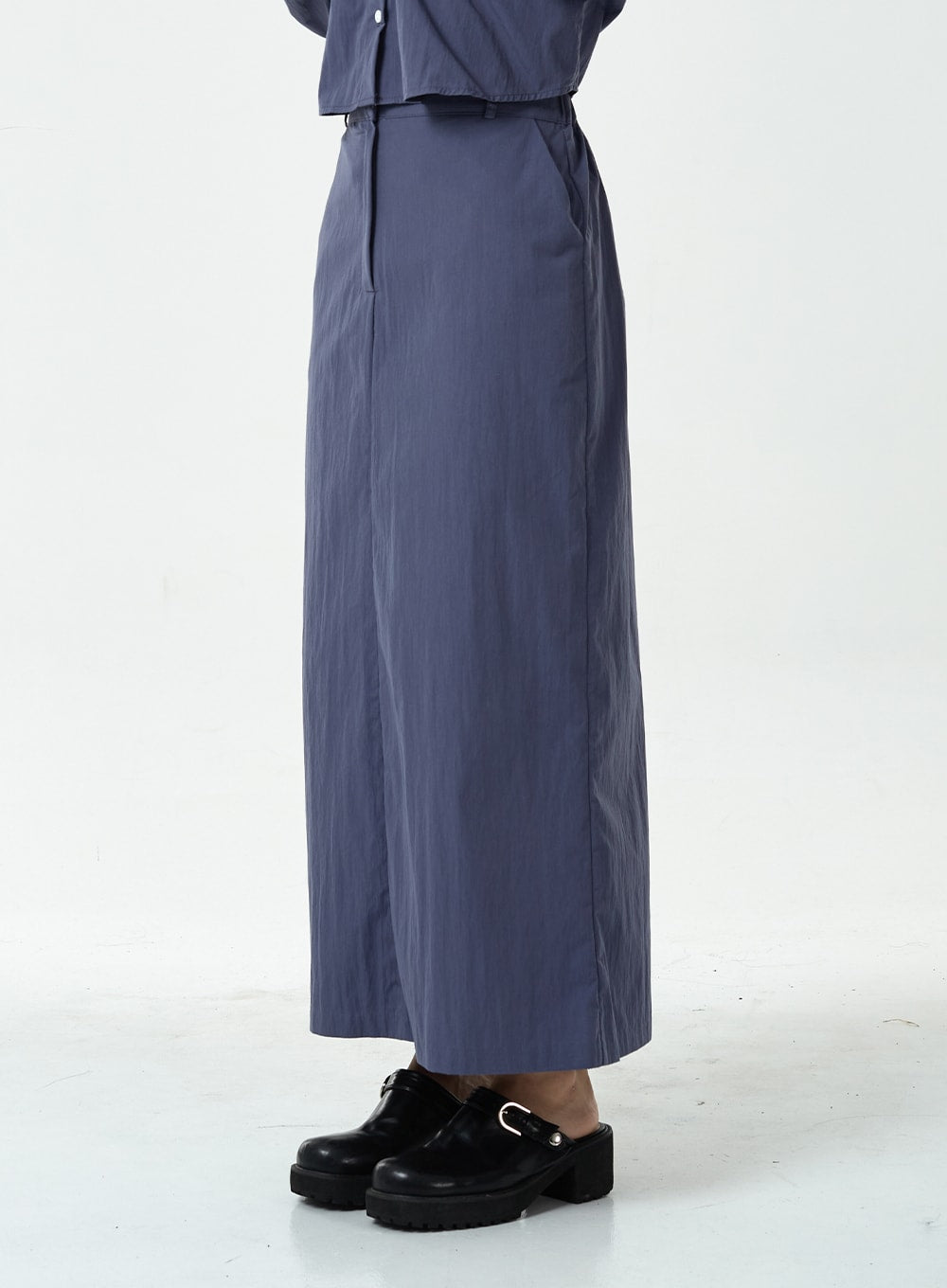 Michelle Nylon Long Skirt CG08
