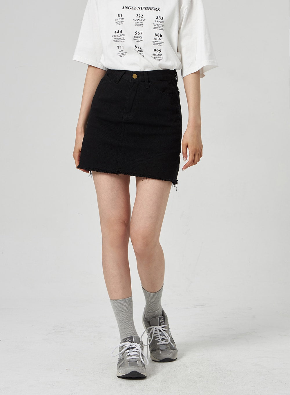 Cotton Mini Skirt OA313