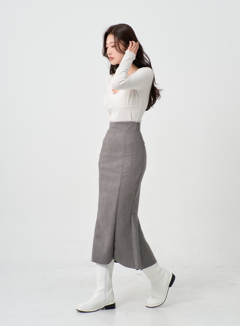 Simple Mermaid Long Skirt IO12