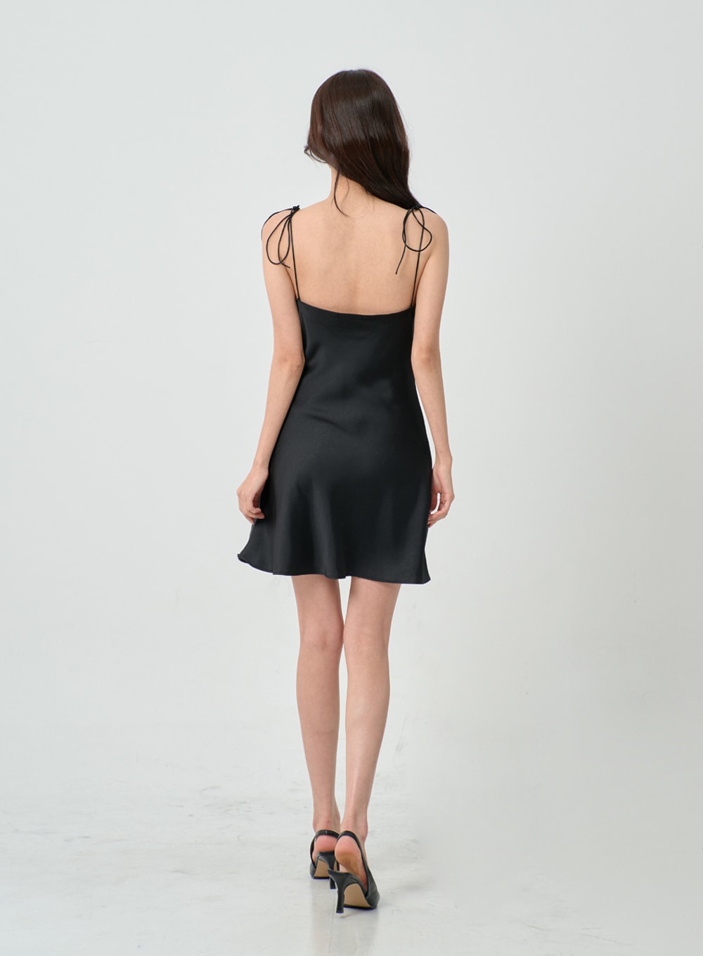 Satin Lingerie Style Mini Dress IN08