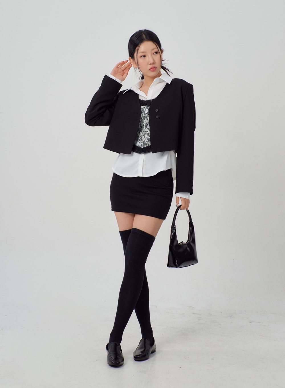 High Waist Mini Skirt IM316