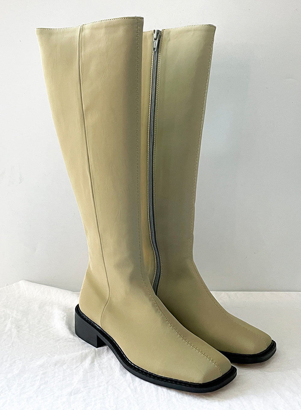 Velvet Suede Long Boots