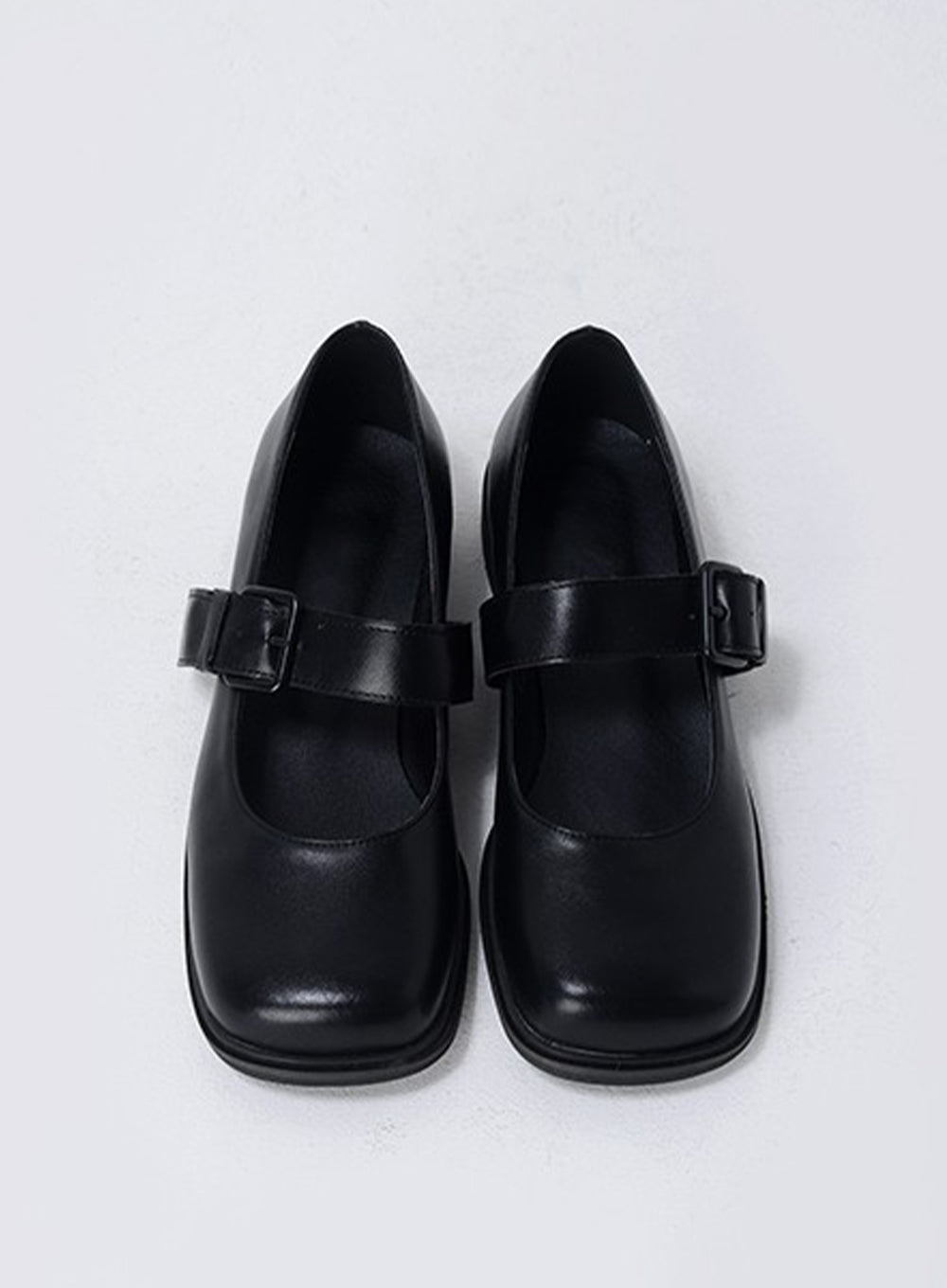 Square Toe Belted Shoes