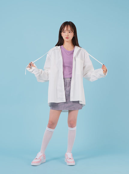 Sheer Mesh Under-knee Socks BA07