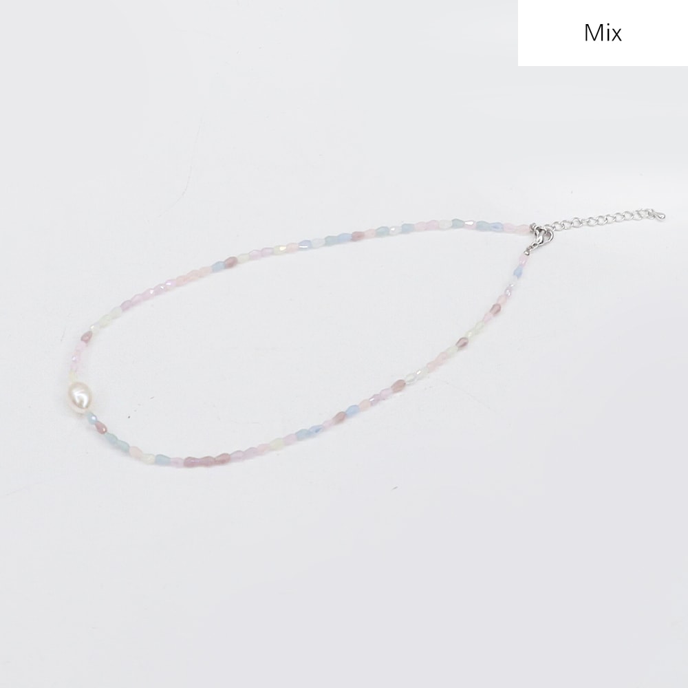 Pearl Beaded Choker Necklace BY24