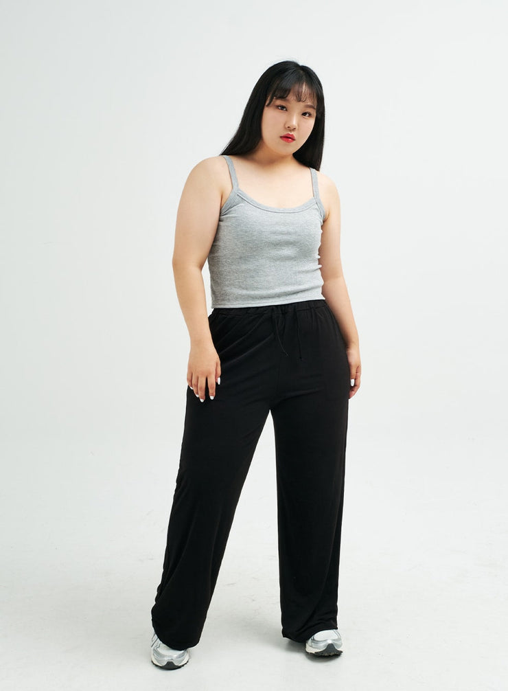 Everyday Wide Leg Banded Tailored Pants IY24