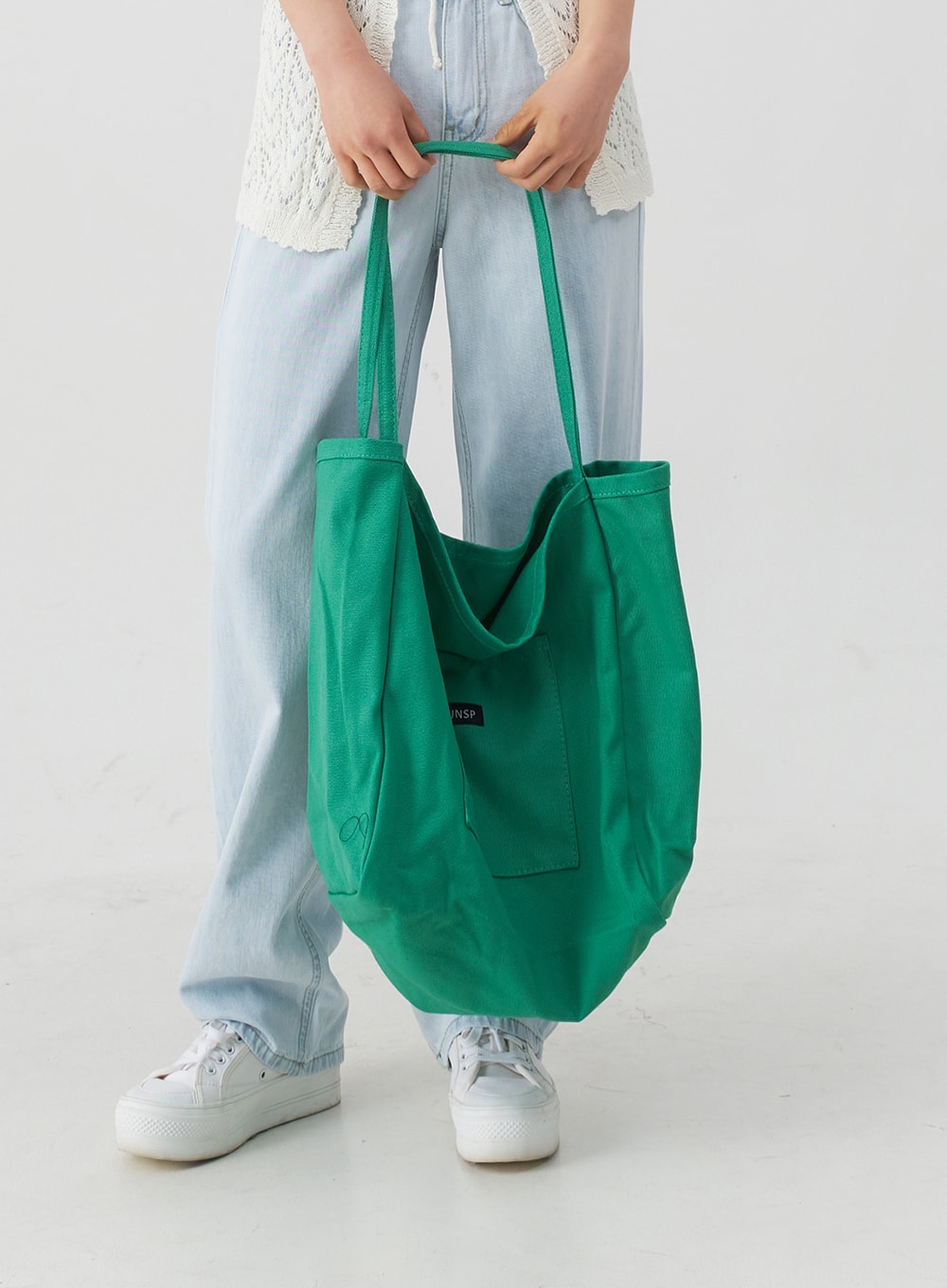 Pop of Color Pocket Tote Bag OY31