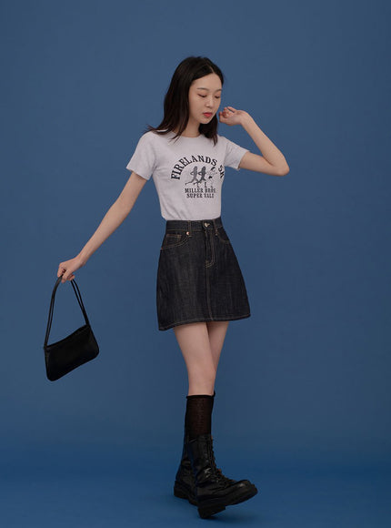 A-line Mini Skirt CA04