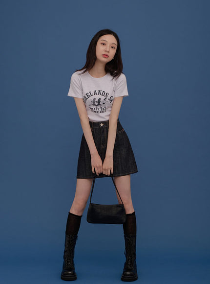 A-line Mini Skirt CA04