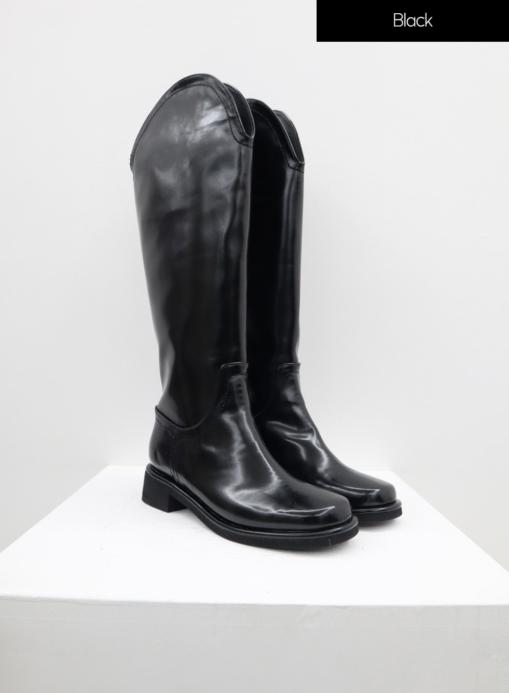 Faux Leather Knee High Boots IM315