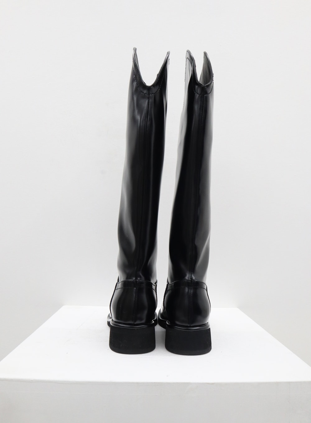 Faux Leather Knee High Boots IM315