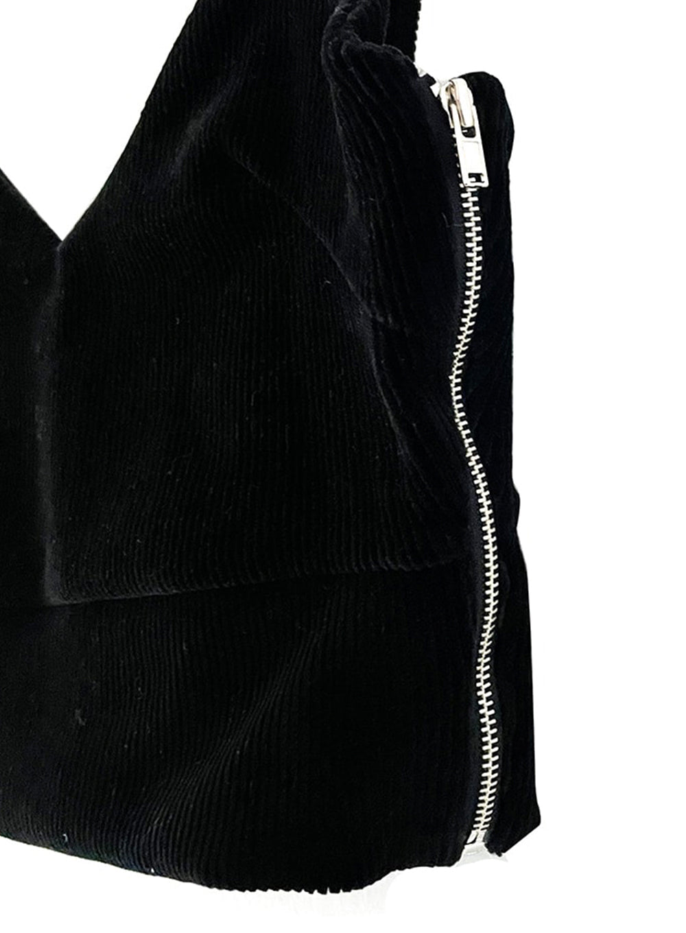 Corduroy Side Zipper Bustier (5 Color)