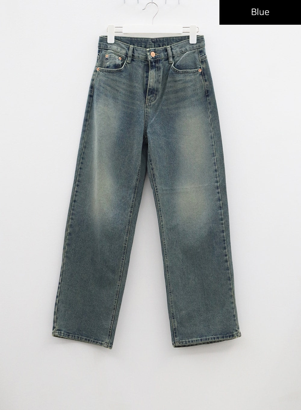 Vintage Medium Wash Wide Leg Jeans BF310