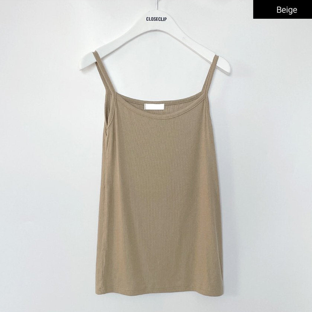 Essential Ribbed Cami Sleeveless Top F23