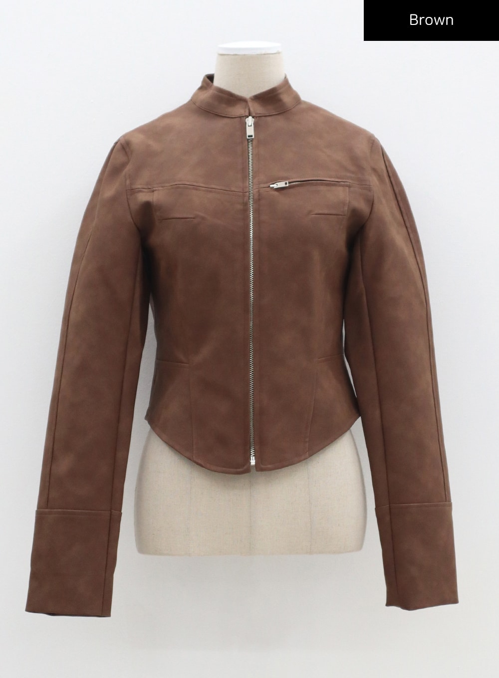 Faux Leather Vintage Jacket CF309